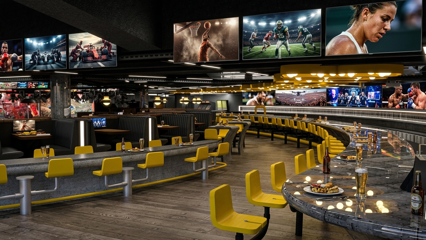 Match.Point Pub — sports bar no Hotel Nacional Rio
